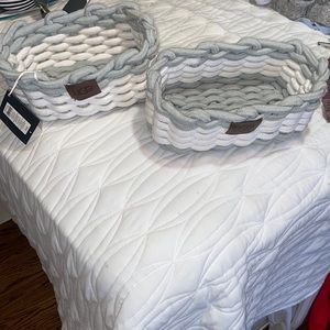 Ugg basket one is new with tags. There are two sold together